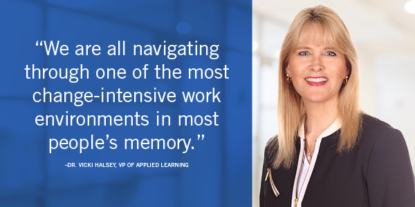 VIcki Halsey quote on change